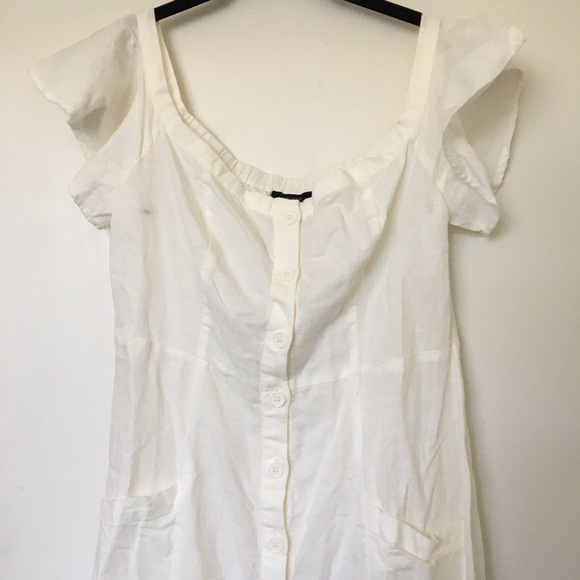 Square neck midi dress - Picture 2 of 4